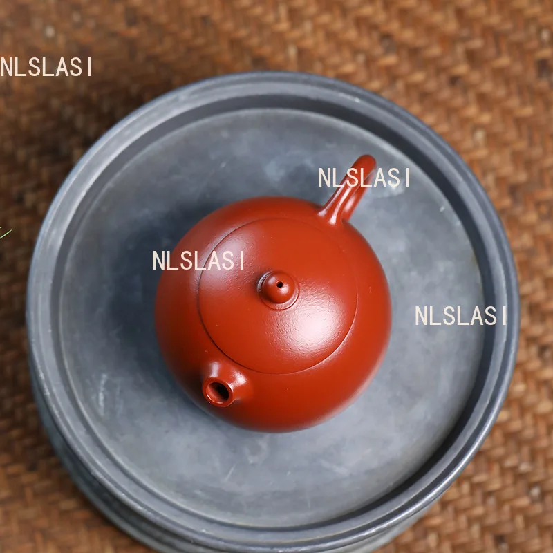 

Чайник из исинской фиолетовой глины Zhu Ni Pufferfish Xiao Xi Shi, малый объем, для китайской чайной церемонии Кунг-фу, домашний чайный набор