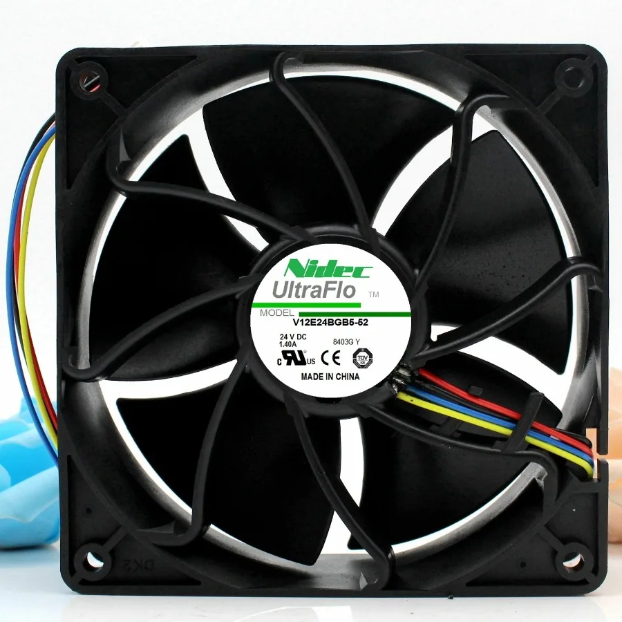 1PC for-52 NIDEC Cooling Fan DC24V 1.40A Dedicated Inverter New