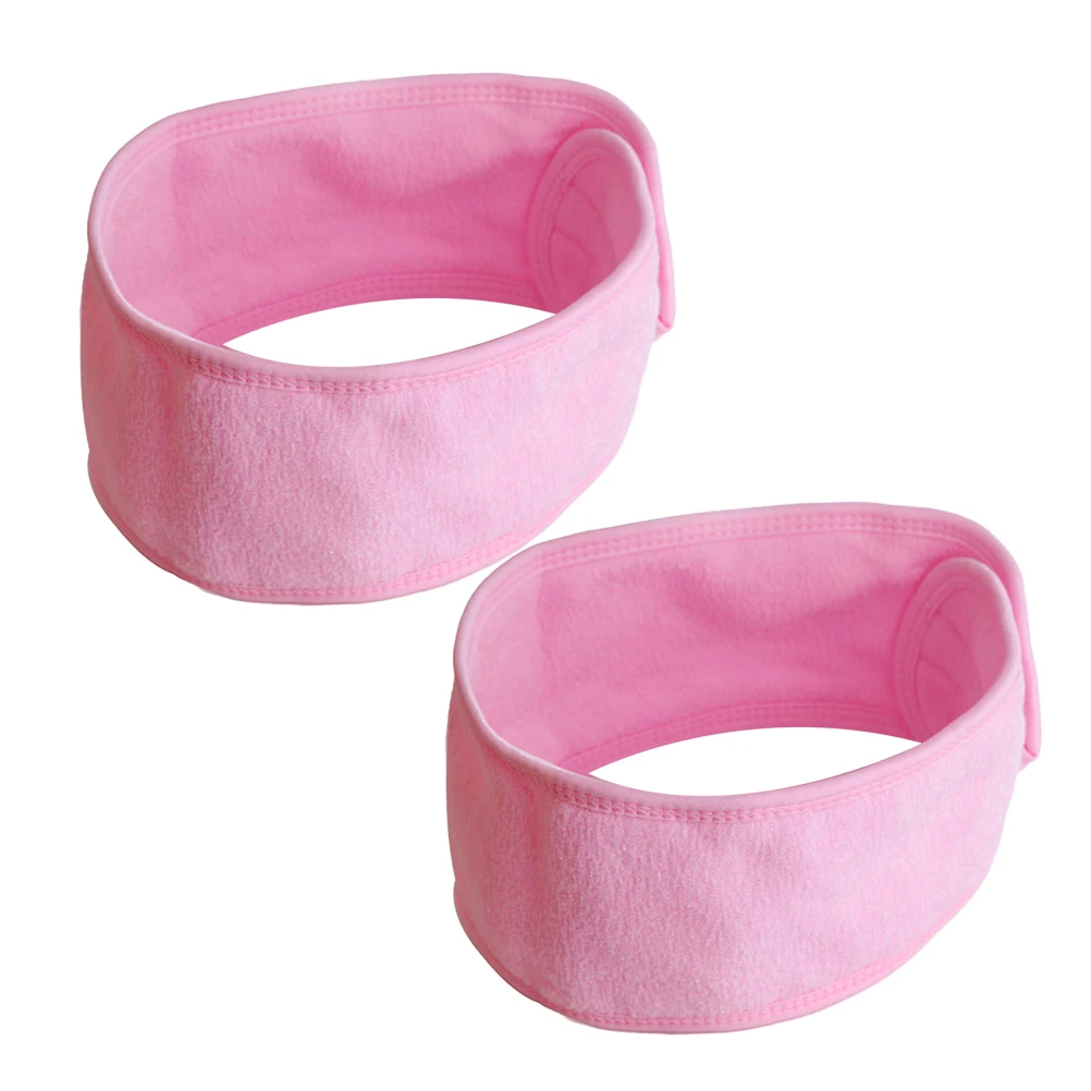

2Pcs Confinement Hat Yoga Headband Turban Washing Face Headwrap Skin Care Cap Spa Fiber Material Hair Protection Practical