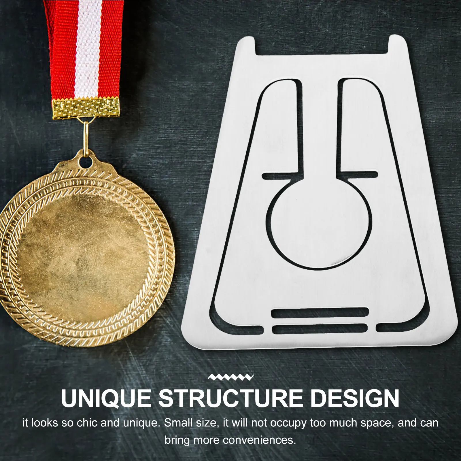 

Iron Medal Stand Badge Holder Rack for Medal Display Stand Table Top Easels Storage Commemorative Souvenirs Team Sports