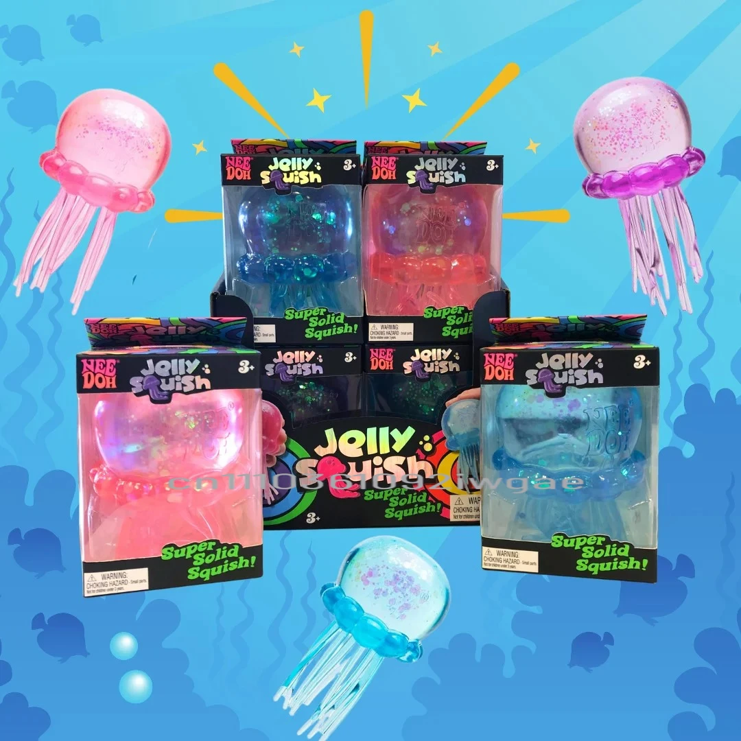 

New sensory squeeze toy, Octopus Squishy, Jellyfish Water Toy, Stress Relief Squeeze Ball, Sensory Fidget, Home Decor