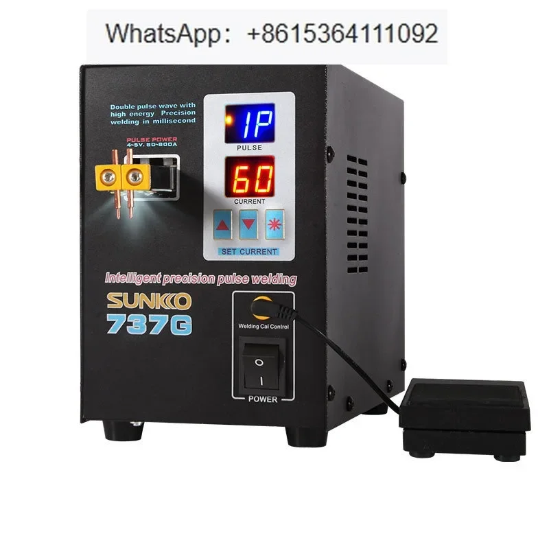 737G Battery Spot Welder 2.8KW Spot Welding Machine for 18650 Battery Pack Welding Precision Pulse Spot Welders