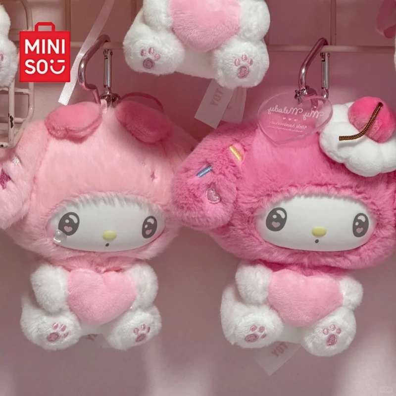 พวงกุญแจมินิโซ ฉลองครบรอบ 50 ปี ซีรีส์กล่องสุ่ม ลายมายเมโลดี้ น่ารัก ไวนิลตกแต่งหน้า ทันสมัย ของขวัญเด็กสุดฮิต