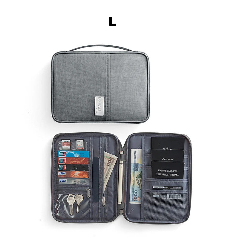 Hot Travel Wallet Familie Paspoorthouder Creatieve Waterdichte Document Case Organizer Reisaccessoires Documententas Kaarthouder