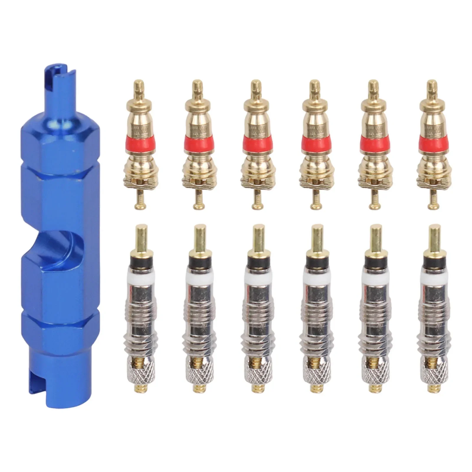 Presta Valve Cores Mountain Bike Tool Air-tight Reliable Performance Enhances Tire Performance 8*5*5 For Motorcycles
