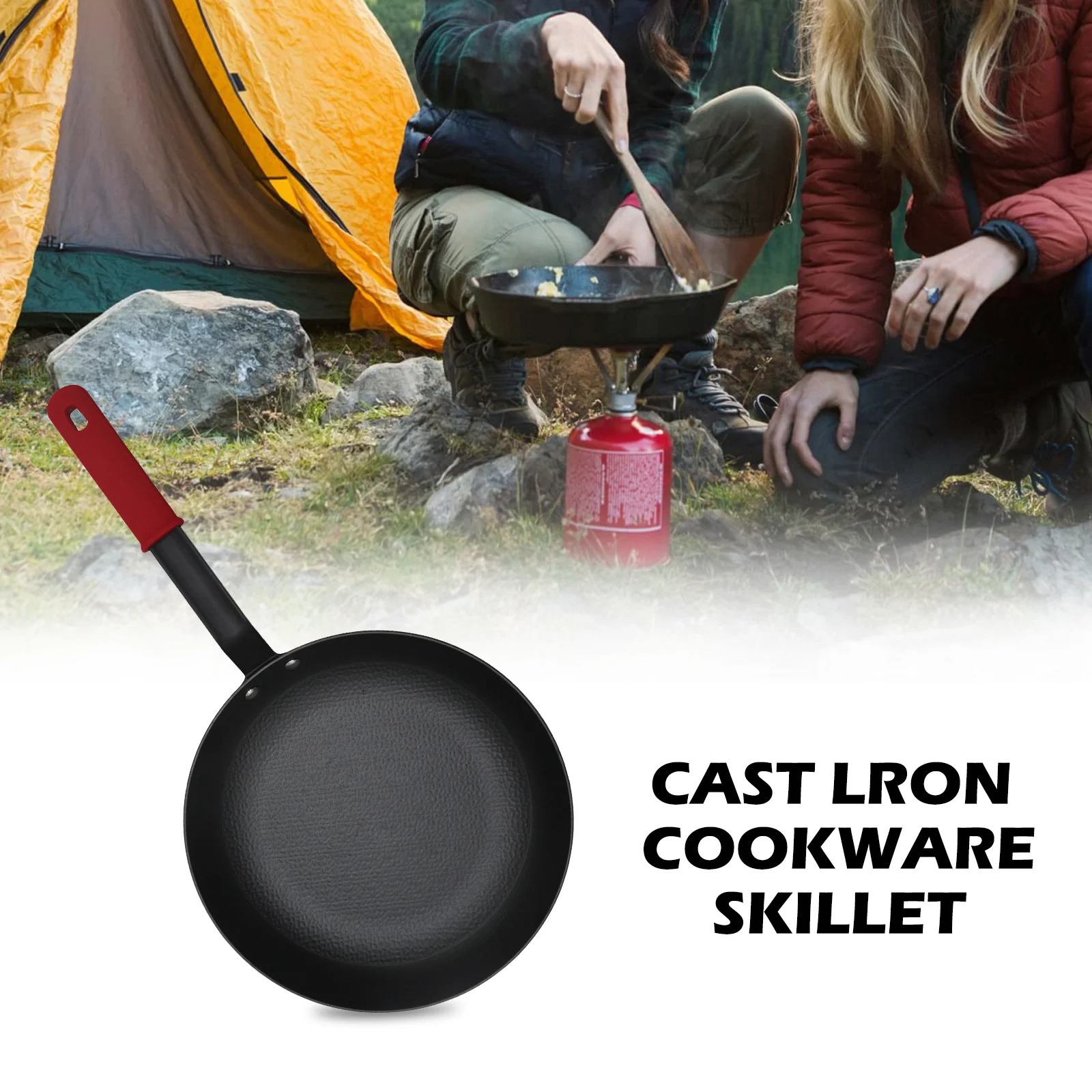 HANSMART 12In Pre-Seasoned Lig - Camping Cooking Without Gas review and price