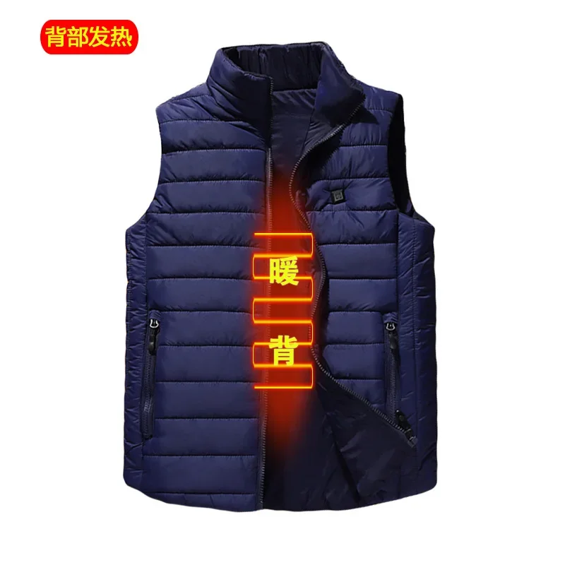 Men winter cycling USB Electric Heating Vest Jacket Clothing Skiing Winter Warm Heated Pad Winter USB interface warm vest