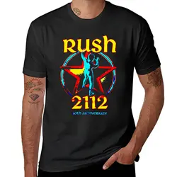 Camiseta de manga corta para hombre, ropa hippie, tendencia #1, banda rush BT5, novedad