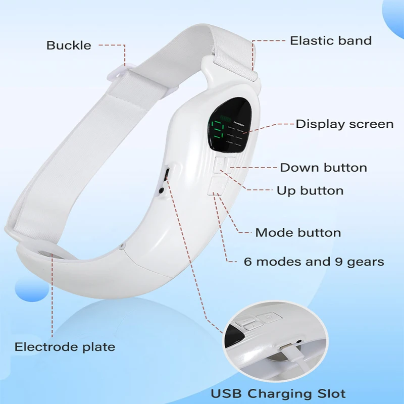 Face Lifting Device LED Photon Therapy Vibration Facial Massager Face Slimming Double Chin Removal V Line Lift Belt Skin Care