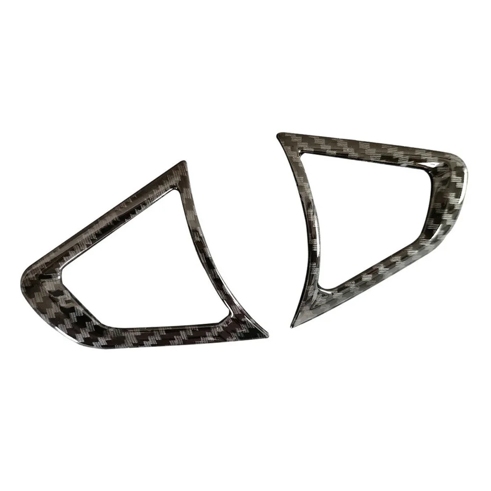 Carbon Fiber Appearance Steering Wheel Cover Set for Ford For Fusion For Mondeo For Edge 2013 to 2019 ABS Construction