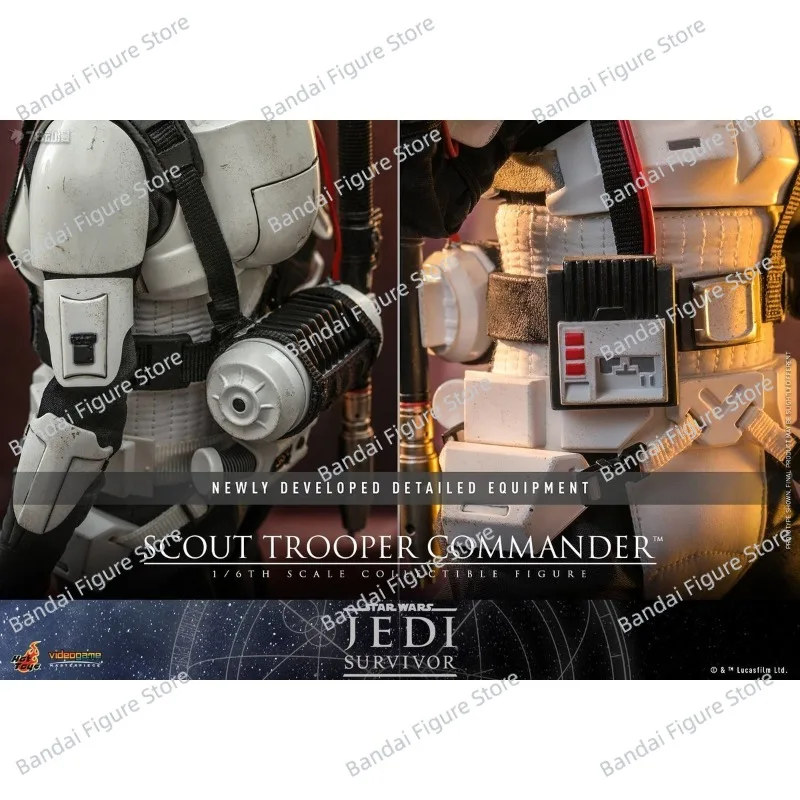 HOTTOYS HT 1/6 VGM53 STAR WARS JEDI SURVIVOR Scout Trooper Commander Man Figurka Akcji 12" Pełny Zestaw Kolekcja dla Fanów