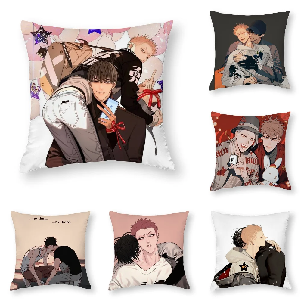 

BL 19 Days C-Comics Pillow Case 3D Print Polyester Fiber 40*40 cm Home Sofa Throw Pillow Cover Decoration Festival Gift