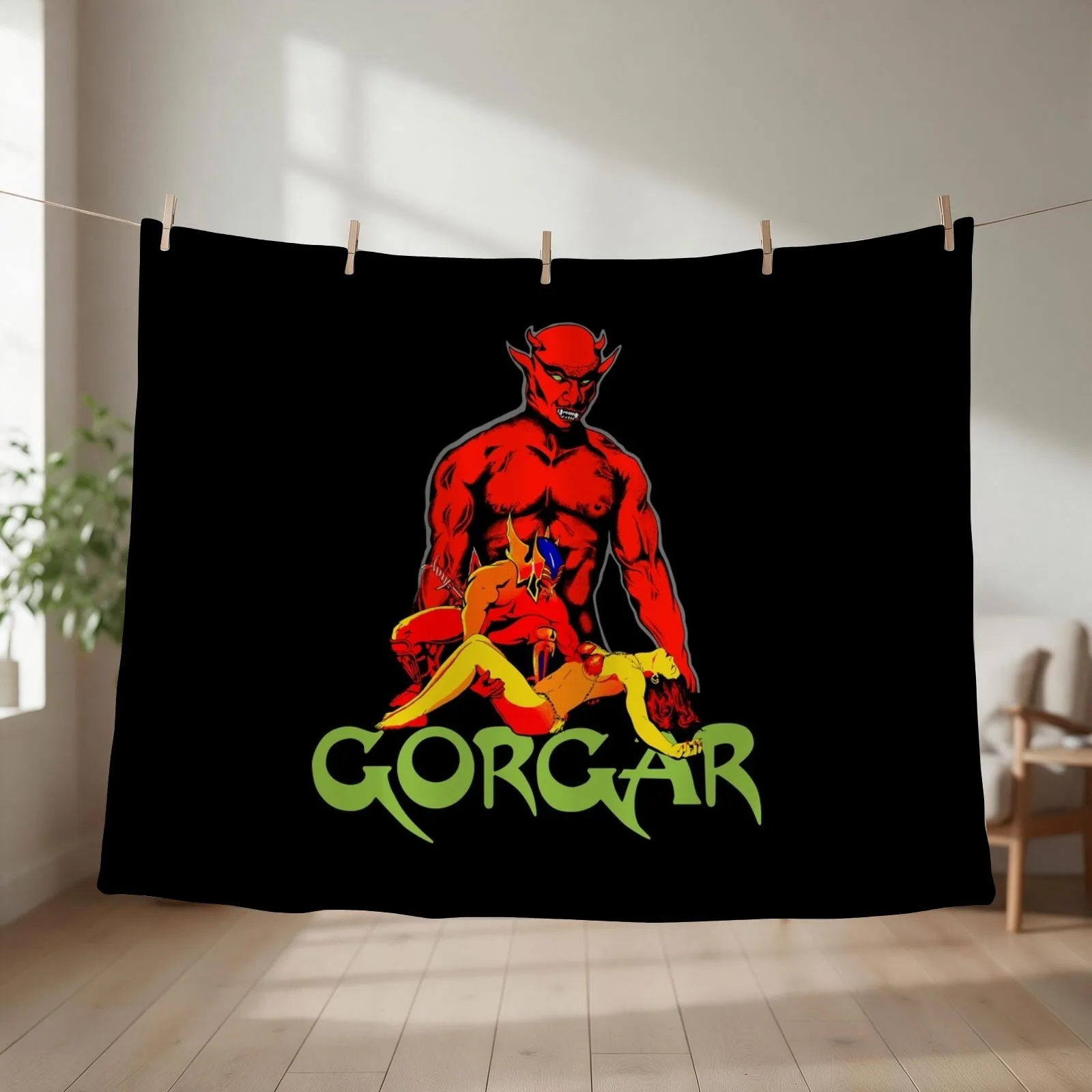 Gorgar Pinball Throw Blanket couch cozy soft plush fuzzy picnic outdoor blanket