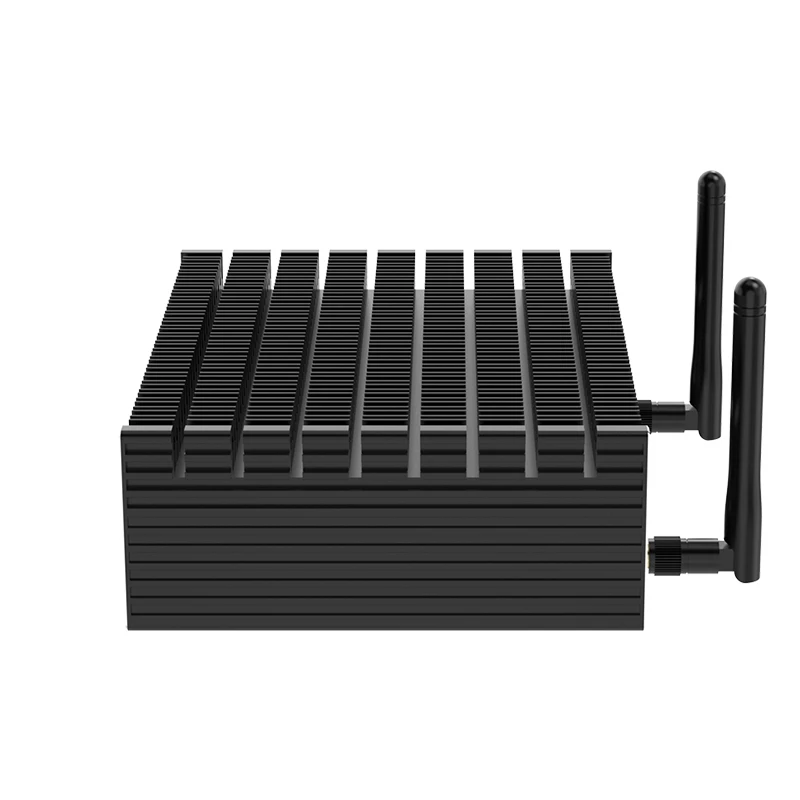 Fanless Mini Pc 12e 13e Intel Core Cpu I7 1355u 1255u Ddr4 Ram M.2 Nvme Ssd 4K Ondersteuning Windows 11 Wifi6 Type-C Thunderbolt4