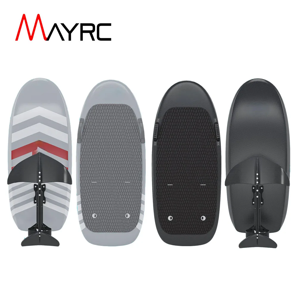 MAYRC 40km/h Carbon Fiber Efoil Board with Battery 9KW Motor 300A ESC with Wing Mast Complete Set Electric Hydrofoil Surfboard