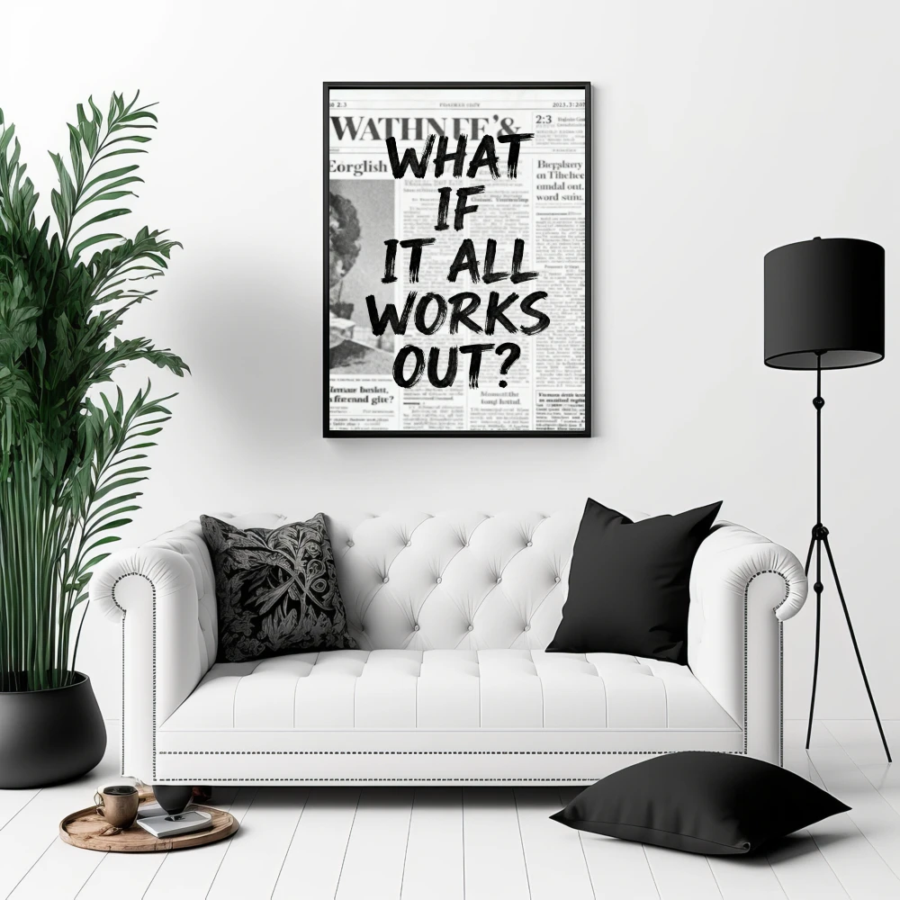 빈티지 아돌프 모든 것이 잘 끝나면 어떨까요? 포스터와 - Home Office What Is It 리뷰 및 가격