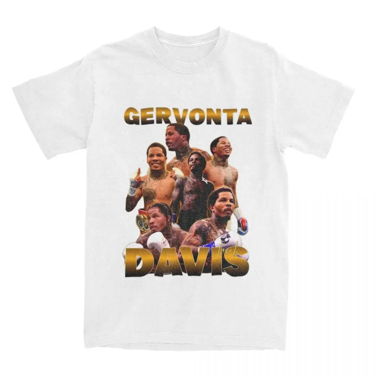 Gervonta Davis Bootleg Men Women T Shirt Boxing Gift Unique Tees Short Sleeve Round Neck T-Shirts 100% Cotton Classic Clothing