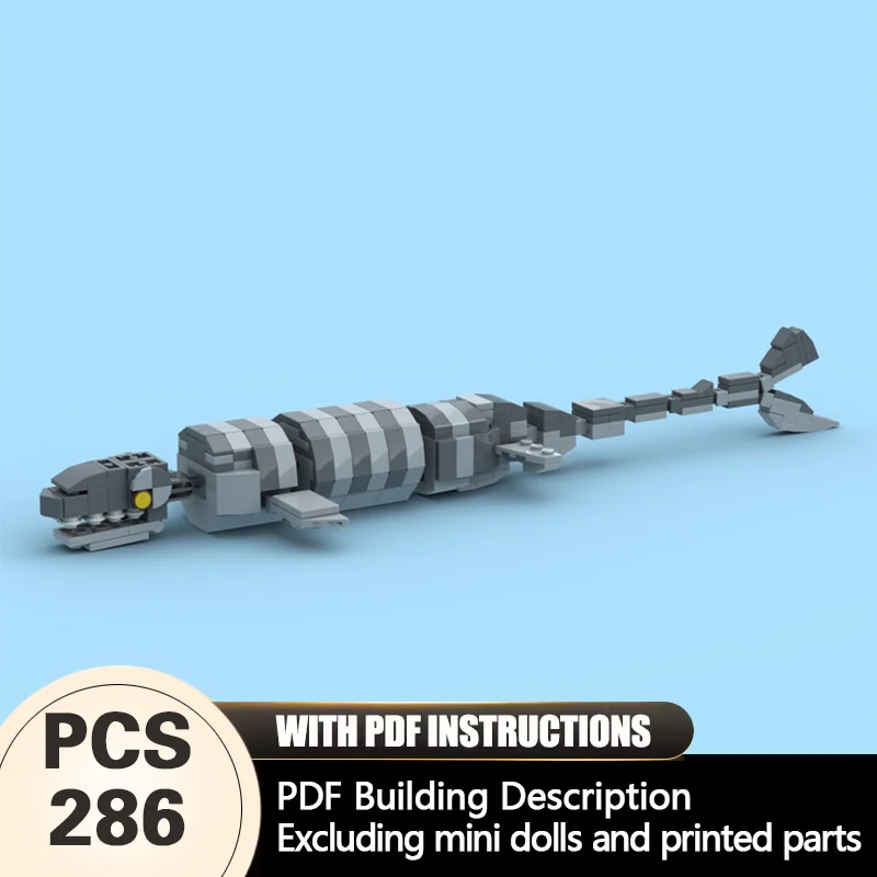 

Creators Animal Series Model MOC Building Bricks Mosasaurus Modular Technology Gifts Holiday Assemble Children Toys Suit
