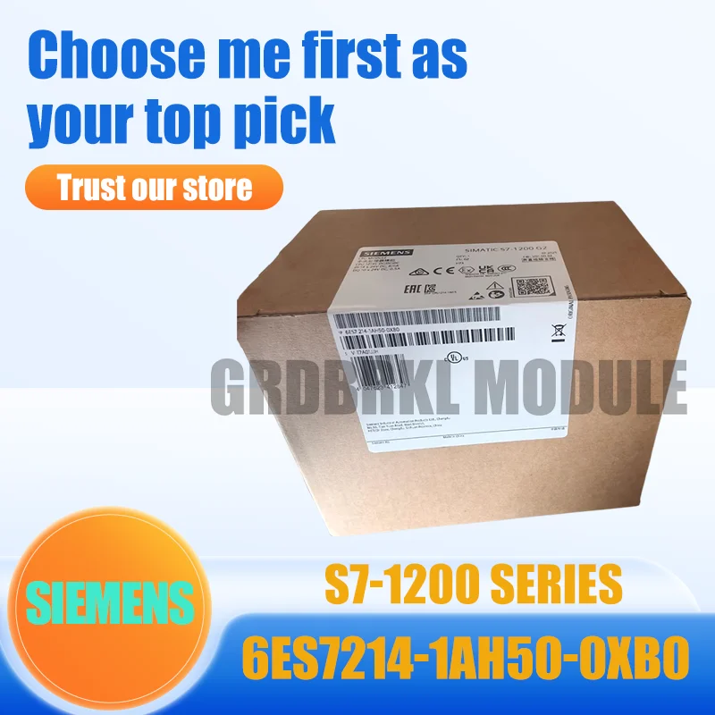

Brand New Original SIEMENS 6ES7214-1AH50-0XB0 6ES7 214-1AH50-0XB0 S7-1200 G2 CPU 1214C PLC Controller Module