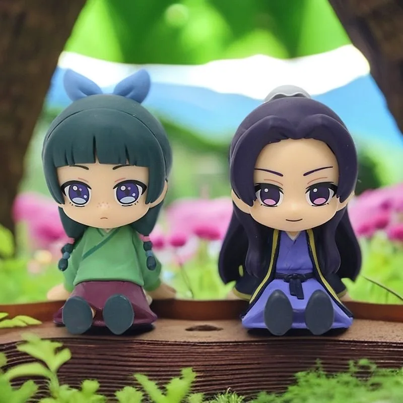 The Whispering of the Medicine House Girl Mini Cat Ren Sitting Cosplay Ornament Toy Gift