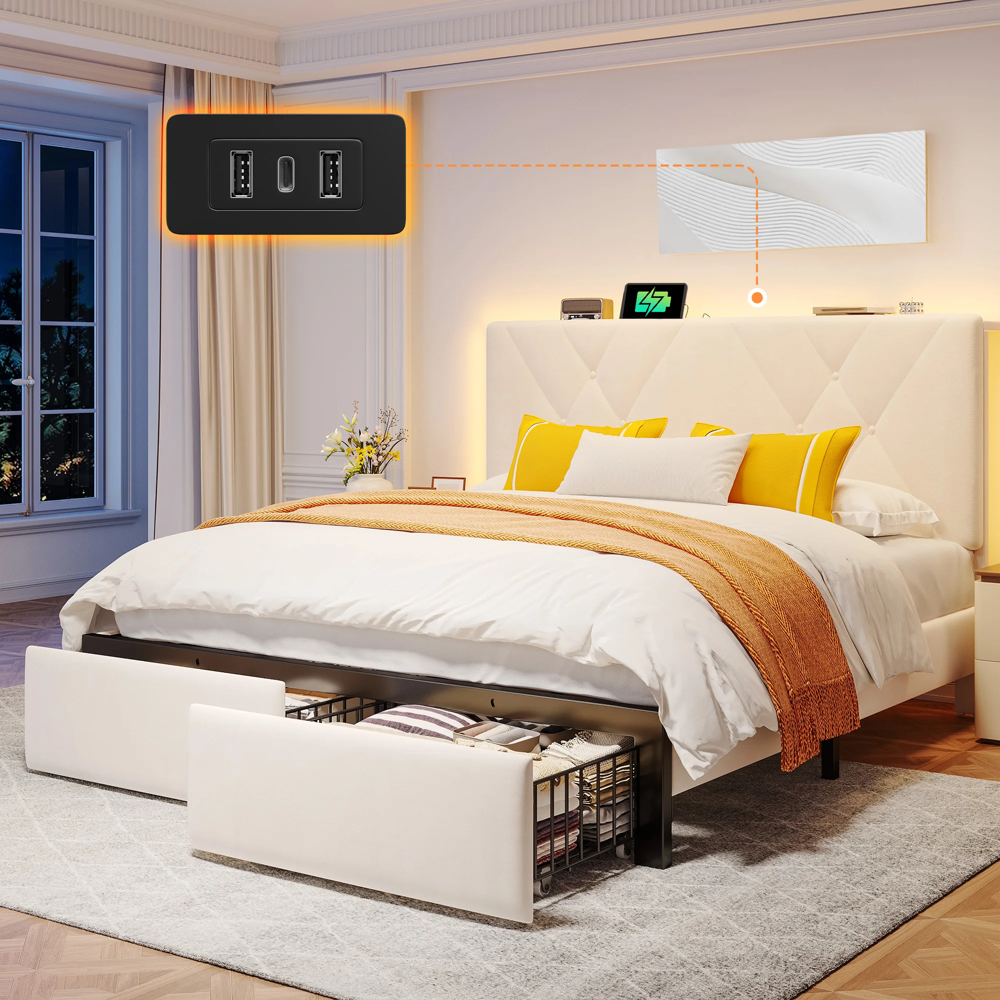 Full/Queen/King Led…