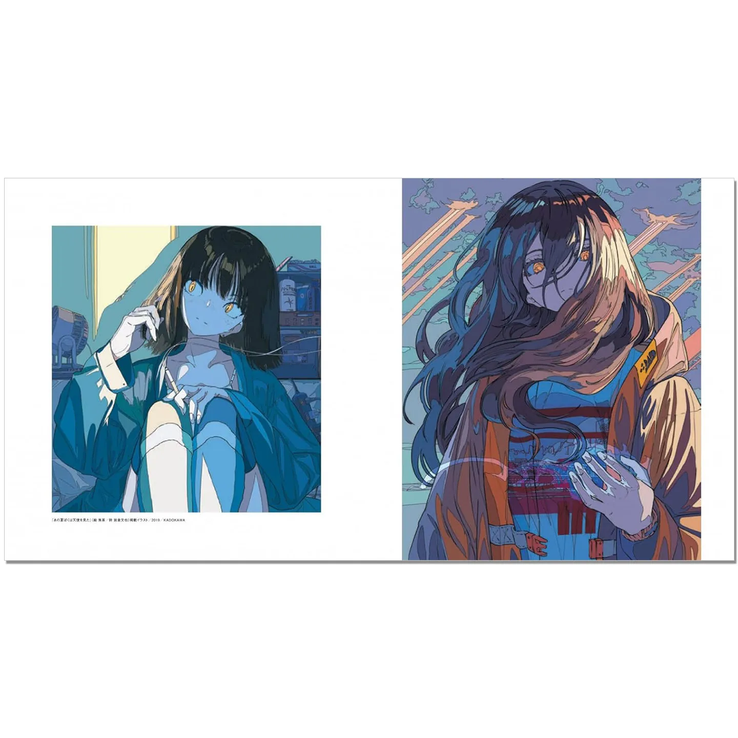 Reproduktion von Charcoal Tea Art Book Pixiv Artist Illustrations Import Original Edition Shoeisha