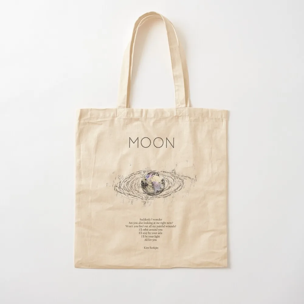 

Moon - Jin Tote Bag, тканевая сумка на заказ, сумка для покупок с логотипом, холщовая сумка