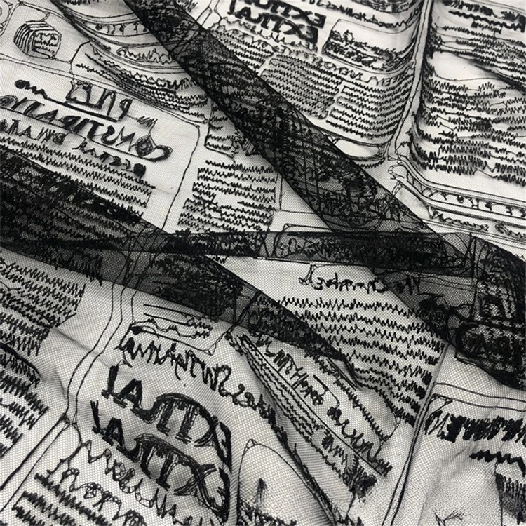 صحيفة فرنسية عالية الجودة والنسيج الشبكي المطرز الدوري، ملابس عصرية أفريقية قماش دانتيل مطرز ذاتي الصنع