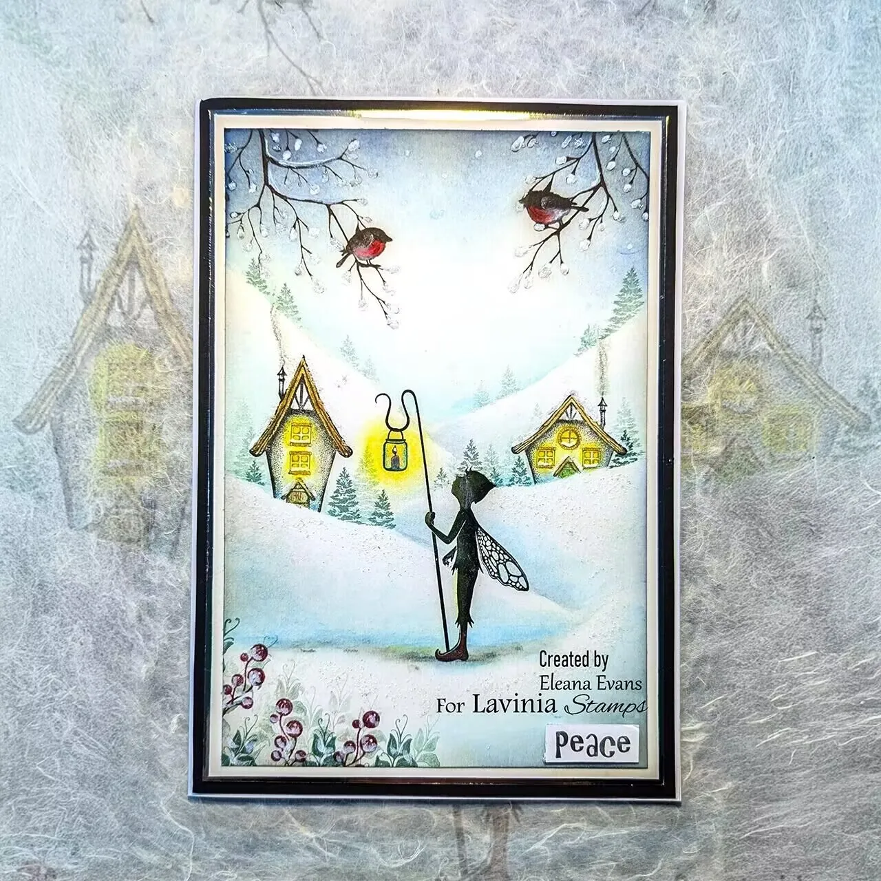 عيد الميلاد الغزلان شجرة البيت الطيور جمع واضح Stamps جعل بطاقة سجل القصاصات تنقش ورقة ألبوم Diy بها بنفسك قالب قالب سكين الحرفية