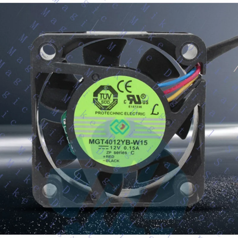 UU 1 قطعة 4-wire التبديل مروحة التبريد الصامتة MGT4012YB-W15 4015 12V 0.15A