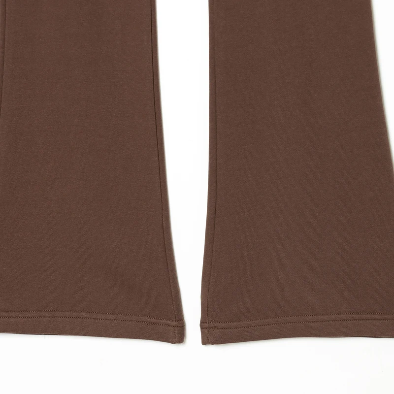 Damenhosen, braune Damen-Hosen mit hoher Taille, schmale Hosen, lässige Schlaghose, weiblich, 2026, Frühjahr, neue Streetwear-Damenhosen-Sets