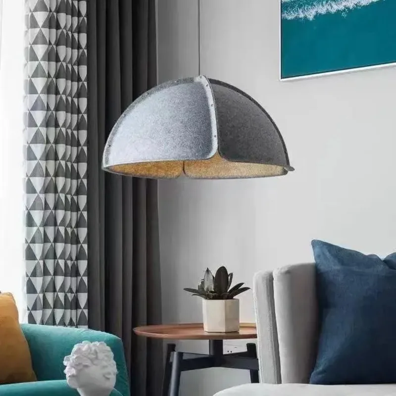 الدنماركية قلادة الفن الإبداعي رمادي ورأى قبة لغرفة المعيشة متجر ديكور المنزل غرفة نوم مكتب طاولة طعام ديكور قلادة أضواء