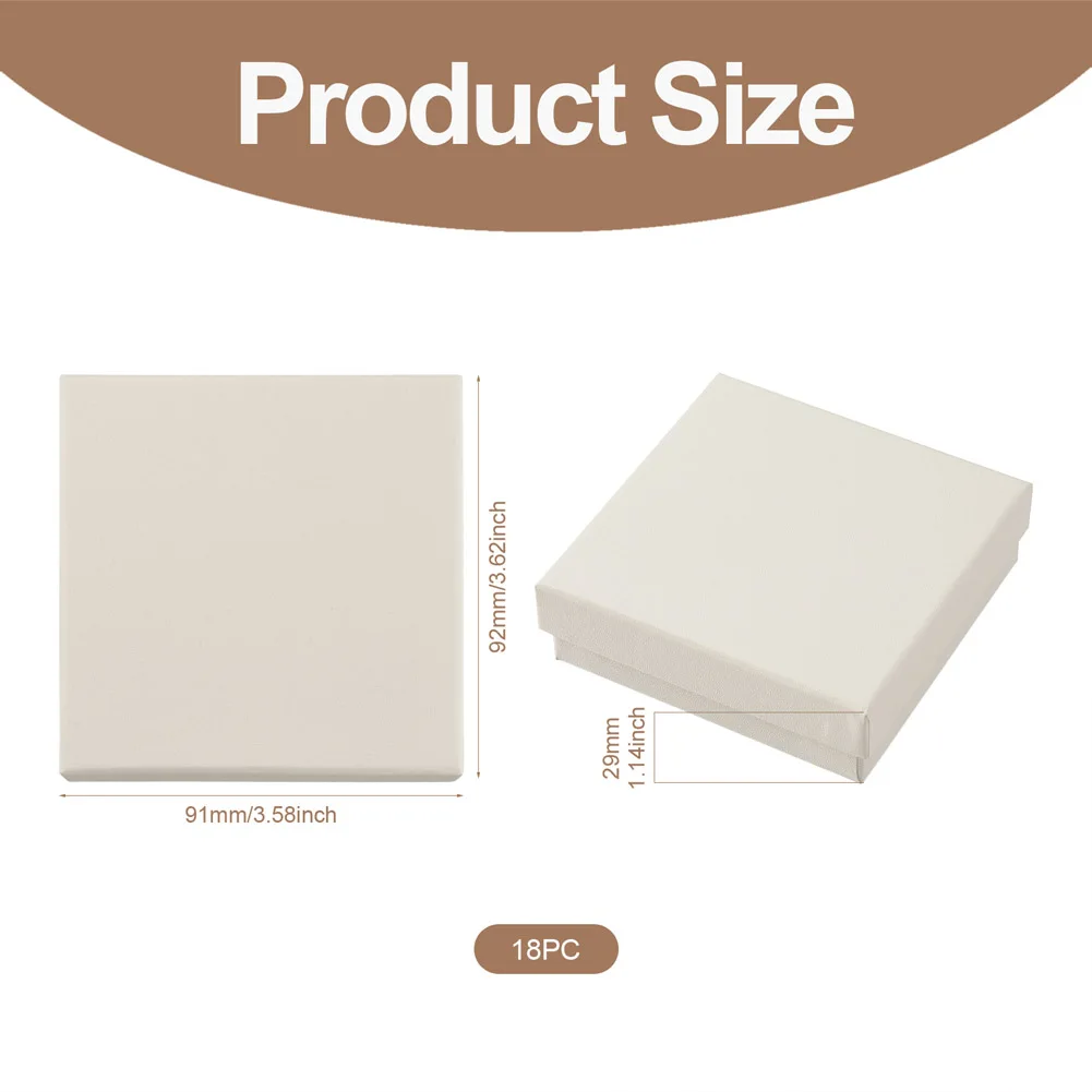 Rectangle/Square Marble Paper Cardboard Jewelry Gifts Box For Necklace Bracelet Rings Carton Packaging Storage Display Box