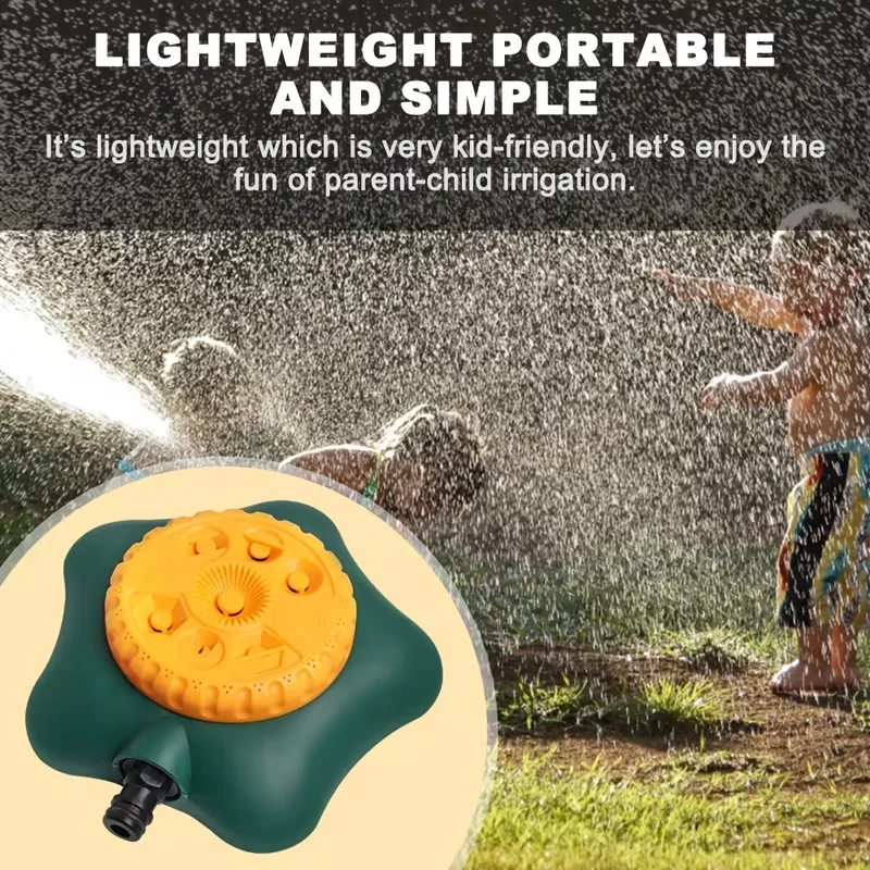 1pc 8-Speed Adjustable Multifunctional Garden Sprinkler Versatile Nozzle For Courtyards Small Areas Gardening Accessories