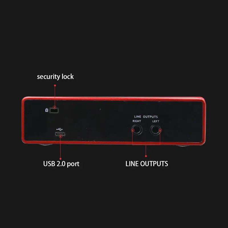 TXP-tarjeta de sonido con interfaz de audio, mezclador de audio, interfaz usb universal, dispositivo de grabación de tarjeta de sonido