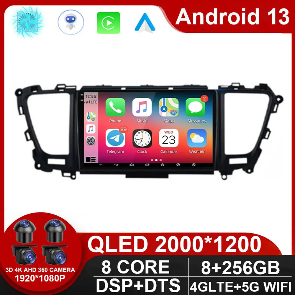 

Android 13 RDS For Kia Carnival Sedona 2014 - 2020 2din Car Radio Multimedia Video Player Navigation Monitor TV GPS 2 Din DVD