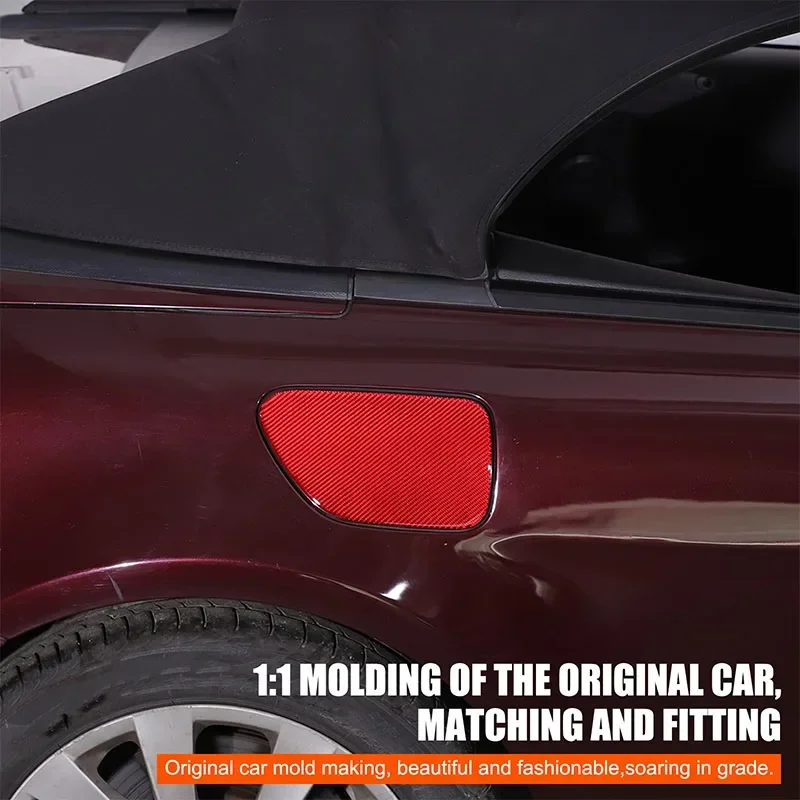 

Soft Carbon Fiber Car Fuel Cap Panel Cover Trim Sticker Car Accessories For BMW 6 Series E63 E64 2004-2009