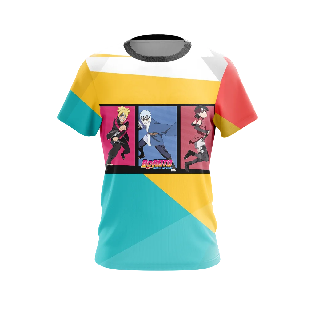 Anime Ninja Team Comic Panel T-shirt Men Women Color Block 3D Full Print Japanese Manga Inspired Streetwear Short Sleeve Top