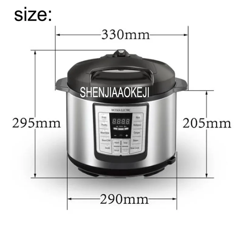 110V 5L Electric Pressure Cooker Double bile intelligent household electric cooking machine Electric rice cooker