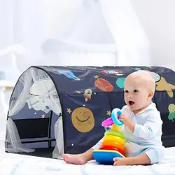 Children Bed Tent Kids Play Tent House Canopy Folding PopUp Indoor Toys Tent Child Fairy House Portable Privacy Sleeping Tent
