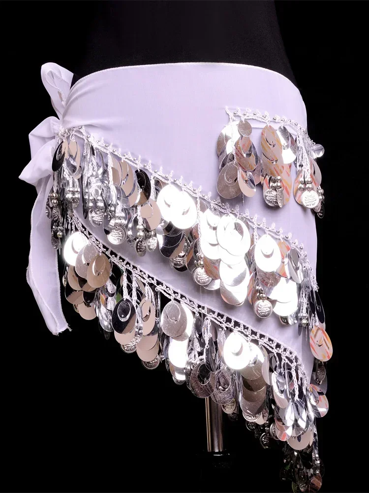 زي الرقص الشرقي بالترتر للنساء ، حزام الرقص الشرقي ، شرابة الورك التفاف ، الرقص الشرقي مثير ، وشاح الورك مع عملة