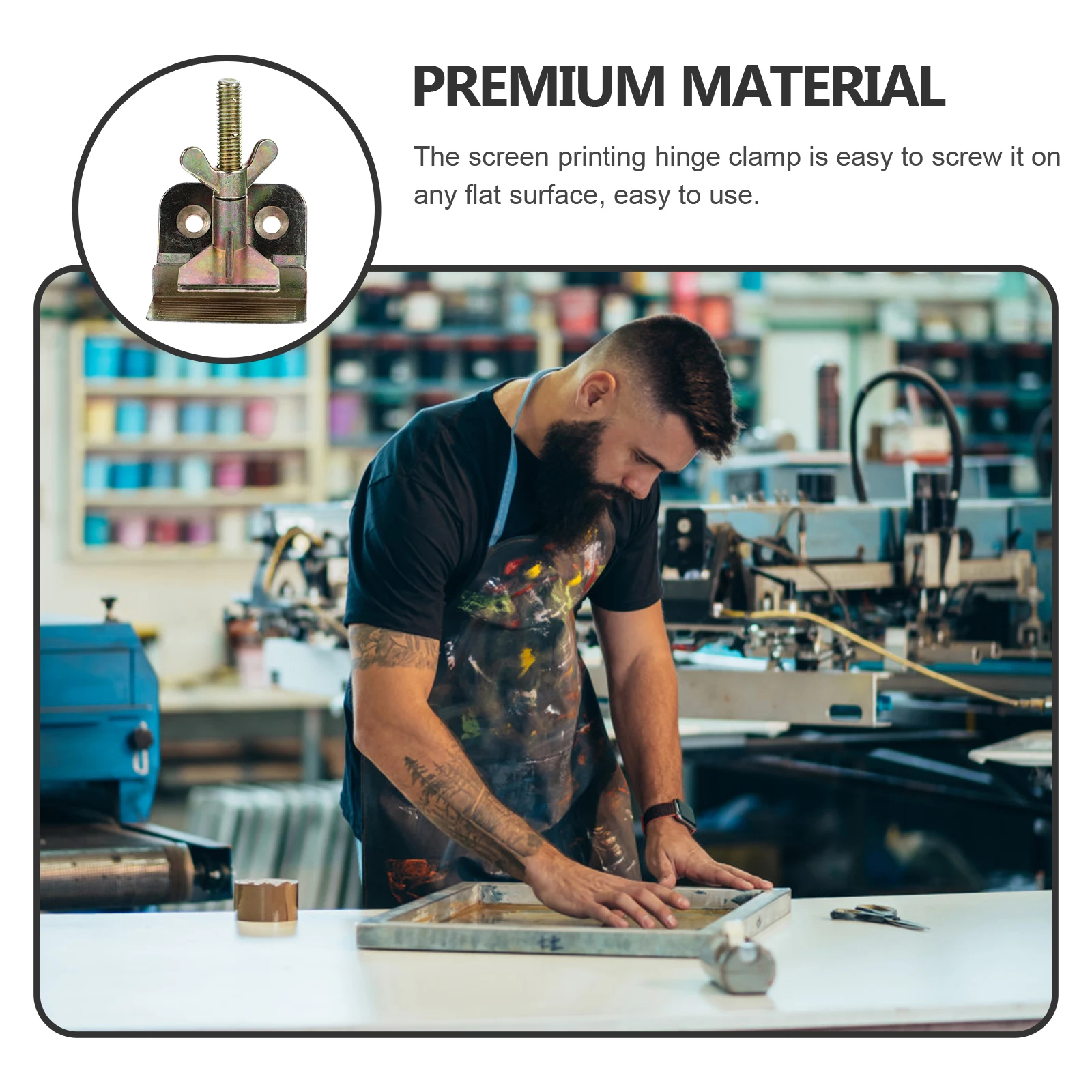 Butterfly Clips Plate Making Material Metal Hinge Clamp DIY Screen Tool Hobby Golden