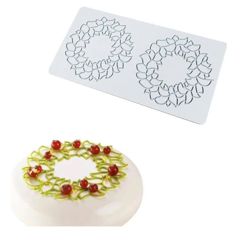 

Leaf Branch Pattern Laces Mat Fondants Mat Cake Decorating Supplies