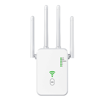 A91P 300M Wifi Repeater 2.4G Wireless Router Signal Booster Extender 4 Antenna Router Signal Amplifier For Home