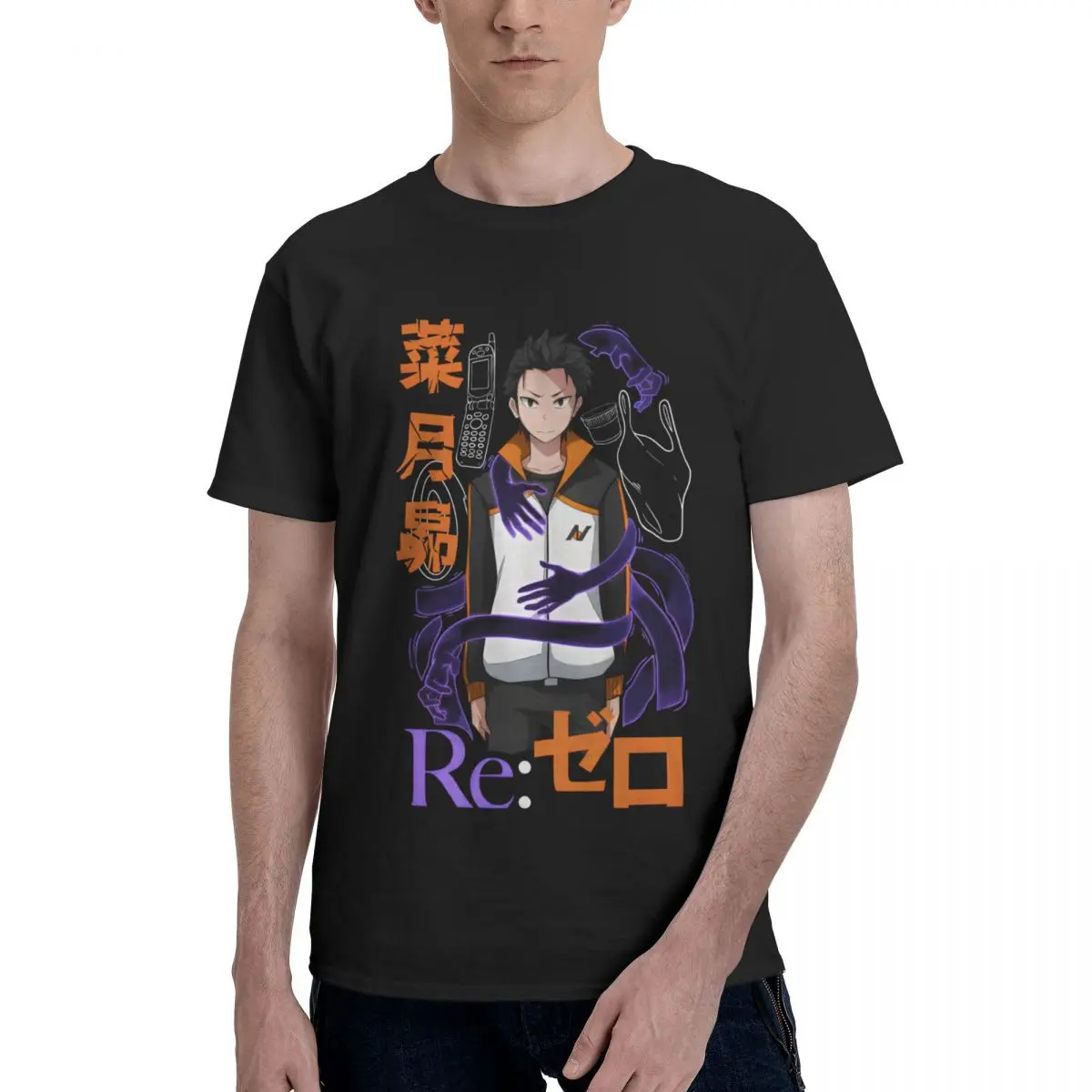 Re Zero Natsuki Subaru T Shirts Customized Gifts T Shirts For Men Women Crewneck Clothing