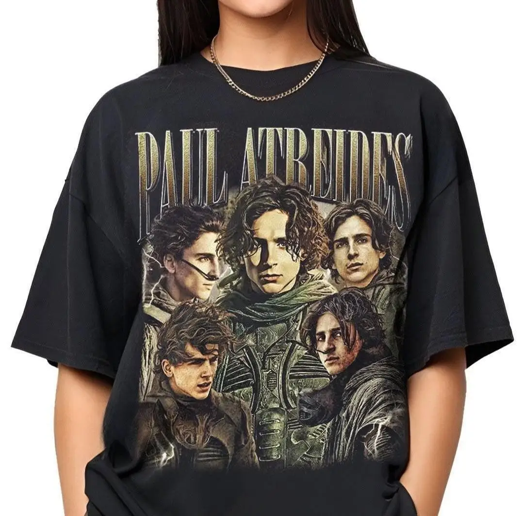 

Limited Paul Atreides Timothee Chalamet Vintage T-Shirt Paul Atreides Character Unisex clothing