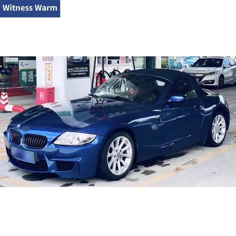 FRP Material Unpainted Car Body Kit Front Bumper 1M Style For BMW Z4 E85 E86 Tuning 2003-2008 view 2