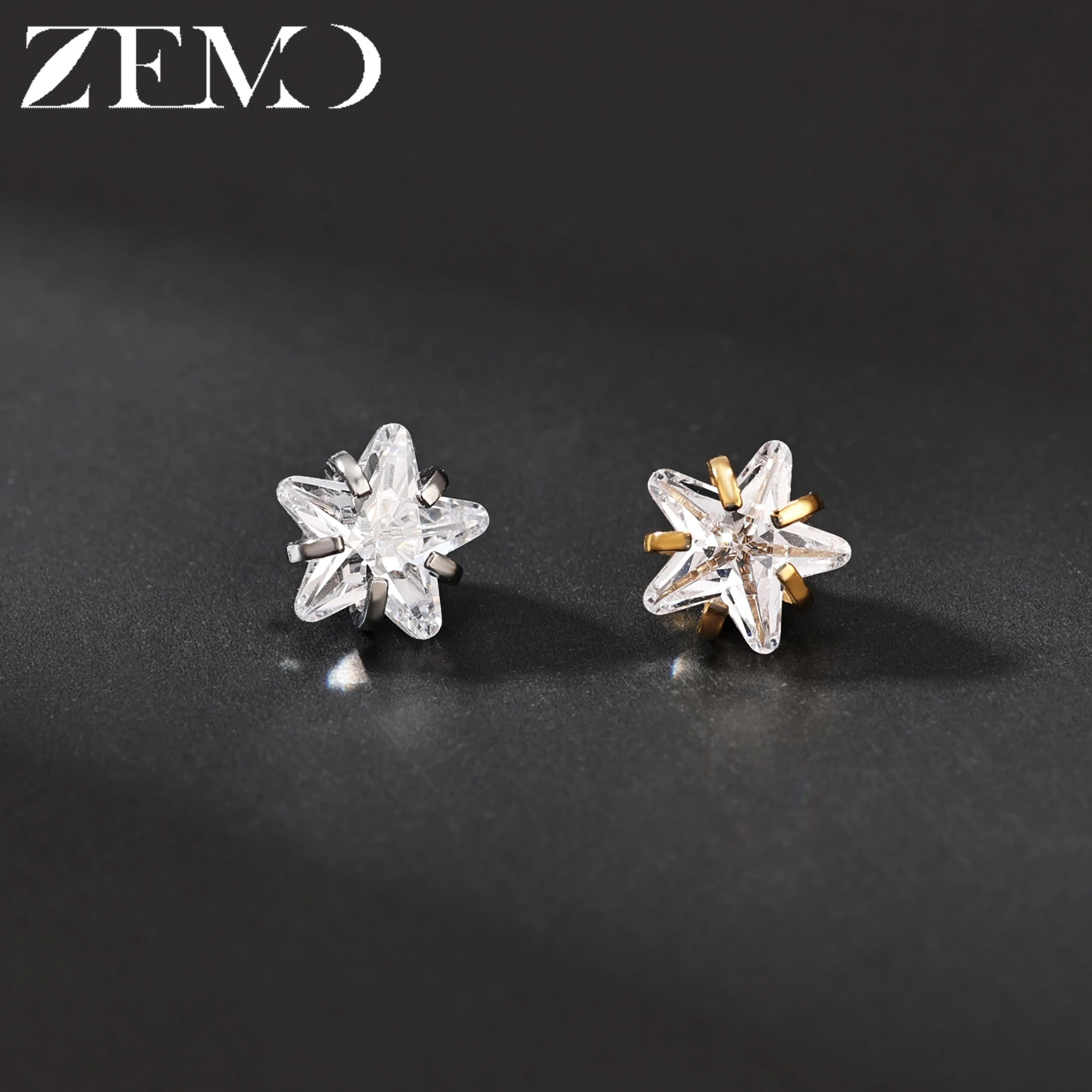Stainless Steel Dermal Anchor Top with CZ Crystal