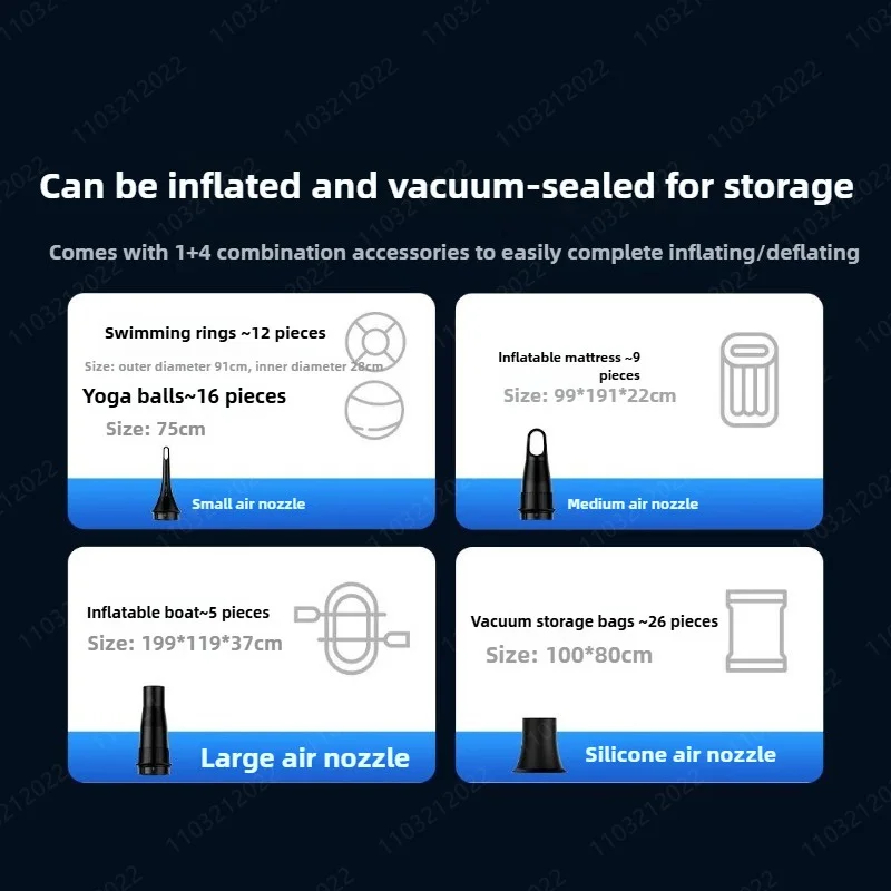 Xiaomi Wireless Car Vacuum Cleaner 12000Pa Suction Portable Wireless 4-in-1 Air Blower Cordless Cleaner Inflator Pump Compressor