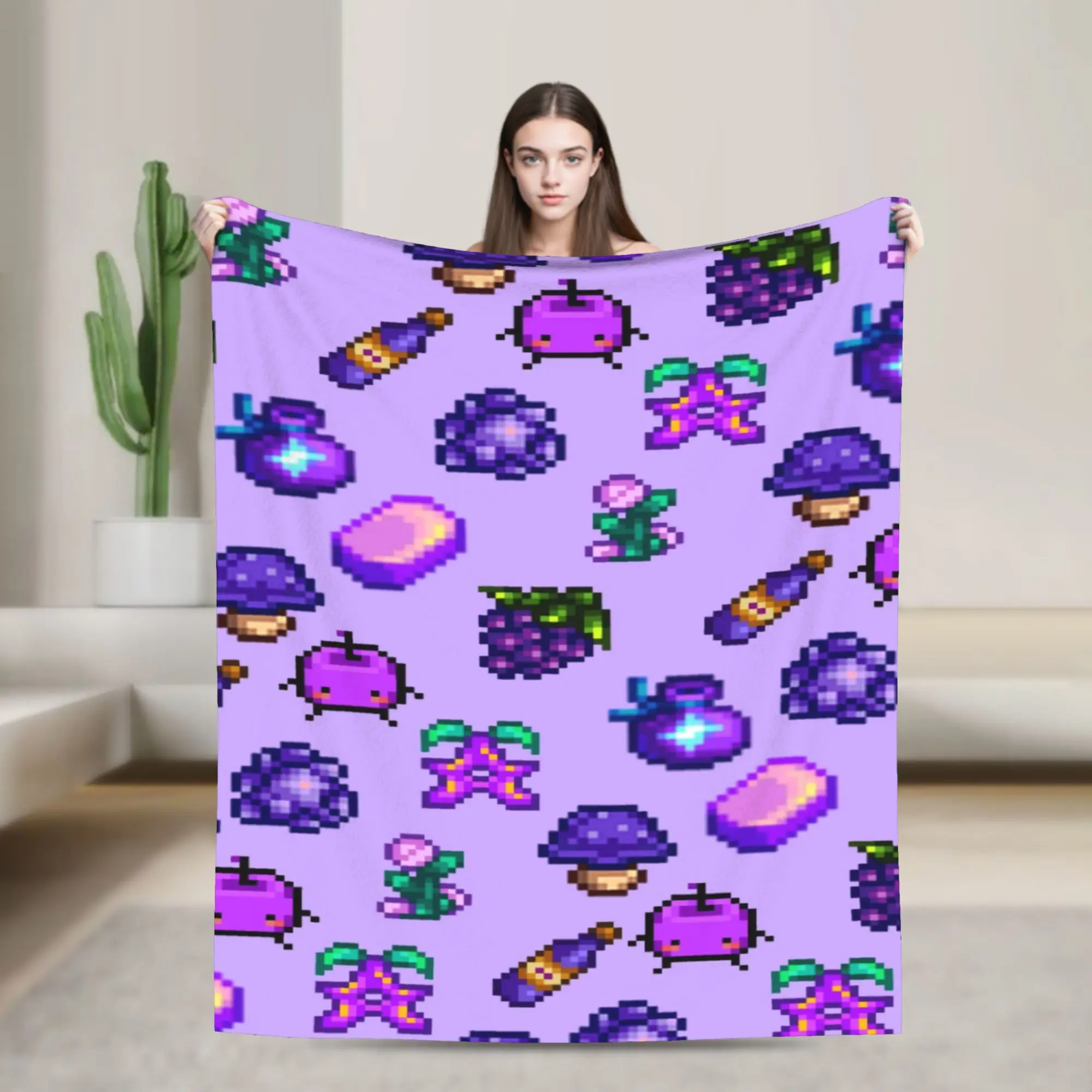 Stardew Valley Animals Accessories Blanket Ultra-Soft Fleece  Throw Blanket Comfortable Quilt